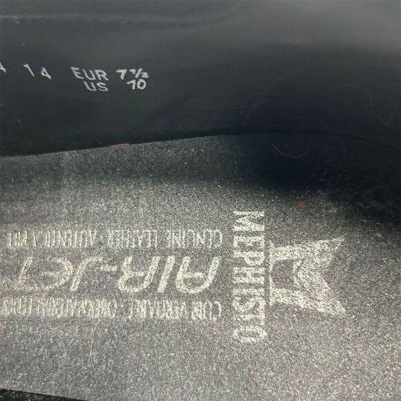 Mephisto Women's Tosca Black Leather Slip-On Chelsea Wedge Ankle Booties Size 10 - Picture 16 of 16